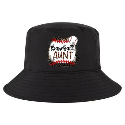 Baseball Aunt Leopard Baseball Aunt Cool Comfort Performance Bucket Hat