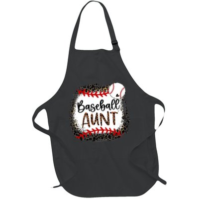 Baseball Aunt Leopard Baseball Aunt Apron