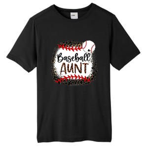 Baseball Aunt Leopard Baseball Aunt Tall Fusion ChromaSoft Performance T-Shirt