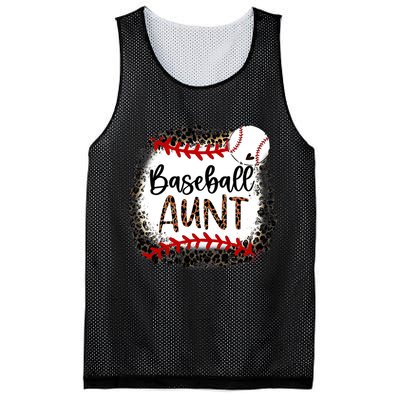 Baseball Aunt Leopard Baseball Aunt Mesh Reversible Basketball Jersey Tank