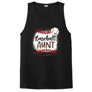 Baseball Aunt Leopard Baseball Aunt PosiCharge Competitor Tank