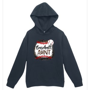 Baseball Aunt Leopard Baseball Aunt Urban Pullover Hoodie