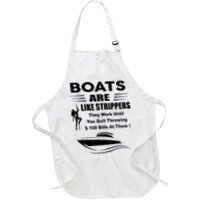 Boats Are Like Strippers They Work Until You Quit Throwing Apron