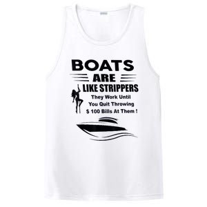 Boats Are Like Strippers They Work Until You Quit Throwing PosiCharge Competitor Tank