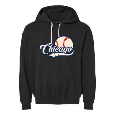 Baseball American Lover Chicago Garment-Dyed Fleece Hoodie