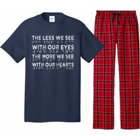 Braille Awareness Less Eyes More Heart Impaired Dots Braille Pajama Set