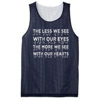 Braille Awareness Less Eyes More Heart Impaired Dots Braille Mesh Reversible Basketball Jersey Tank