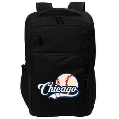 Baseball American Lover Chicago Baseball Impact Tech Backpack