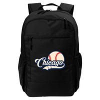 Baseball American Lover Chicago Baseball Daily Commute Backpack