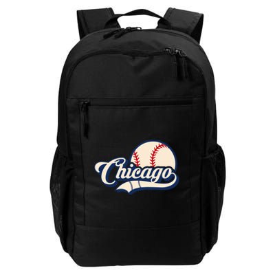 Baseball American Lover Chicago Baseball Daily Commute Backpack