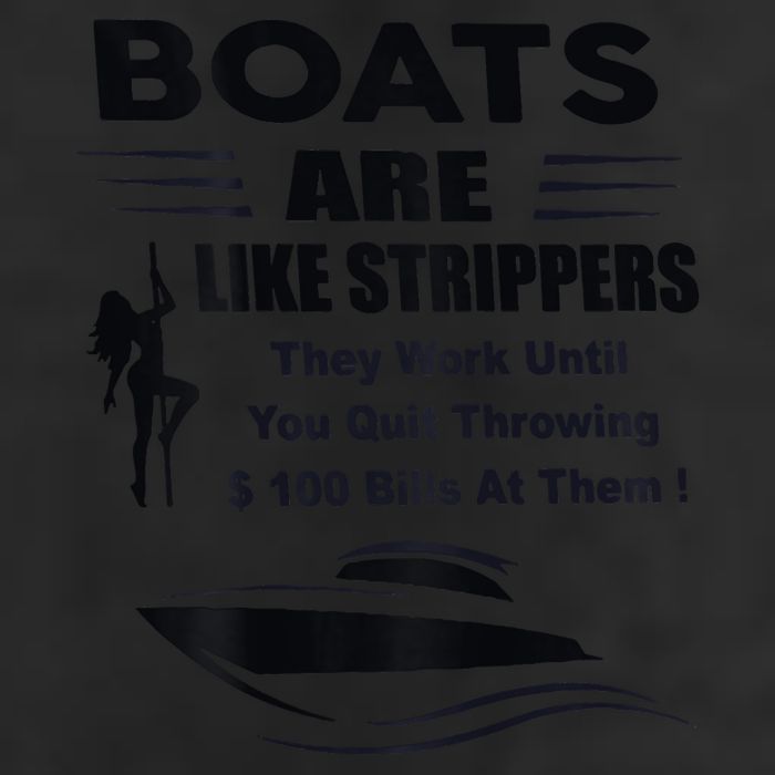 Boats Are Like Strippers They Work Until You Quit Golf Towel