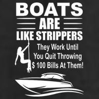 Boats Are Like Strippers Funny Joke Beanie