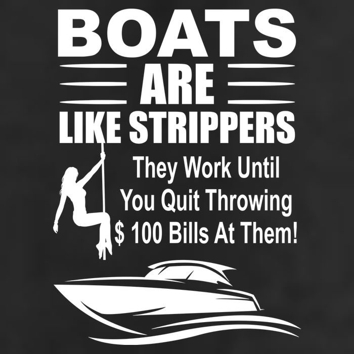 Boats Are Like Strippers Funny Joke Beanie
