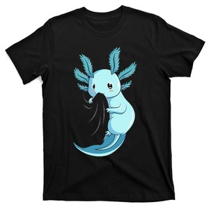 Blue Axolotl Lovers Amphibian  T-Shirt