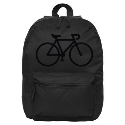 Bicycle American Lady In Pakistan 16 in Basic Backpack