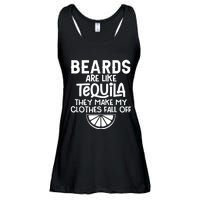 Beards Are Like Tequila They Make My Clothes Fall Off Ladies Essential Flowy Tank