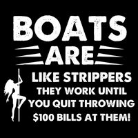 Boat Are Like Strippers They Work Until You Quit Throwing $100 Bill At Them Mug