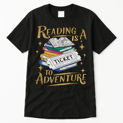 Book Adventure Library Student Teacher Book Tall T-Shirt