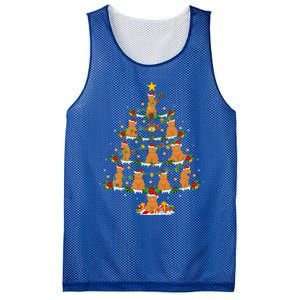 Bear Animal Lover Xmas Lighting Grizzly Bear Christmas Tree Gift Mesh Reversible Basketball Jersey Tank