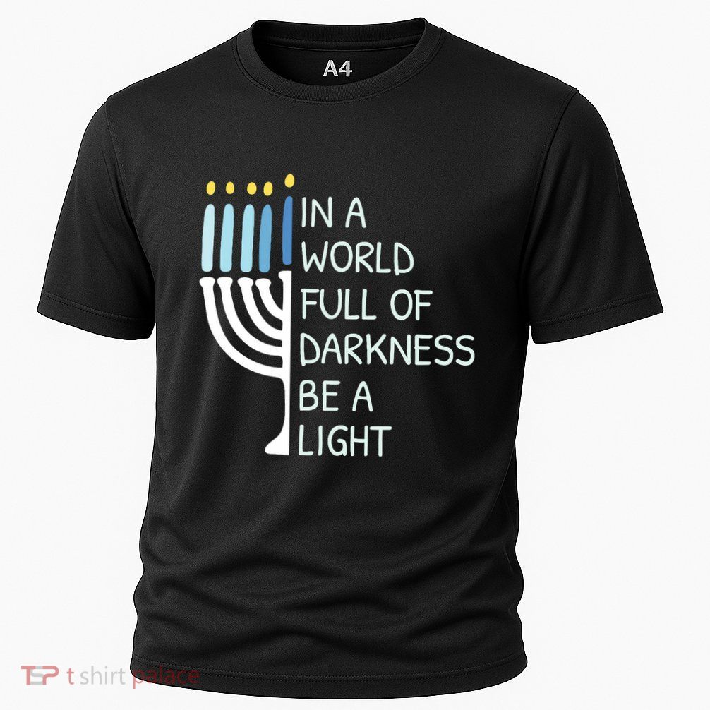 Be A Light Happy Hanukkah Cooling Performance Crew T-Shirt