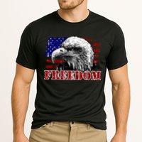 Bald Eagle Distressed USA Flag Freedom 4th of July Performance Shirt