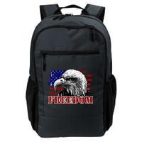 Bald Eagle Distressed USA Flag Freedom 4th of July Backpack