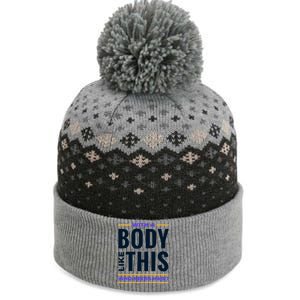 Bald Head Body Funny The Baniff Cuffed Pom Beanie