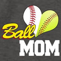 Ball Mom Heart Baseball Fan Vector Backpack