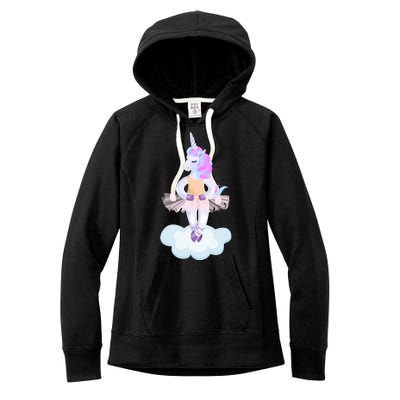 Ballet Dancer Unicorn Women's Fleece Hoodie