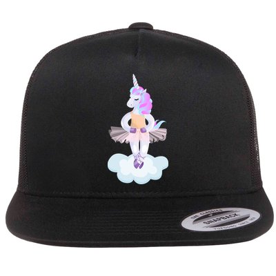 Ballet Dancer Unicorn Flatbill Hat