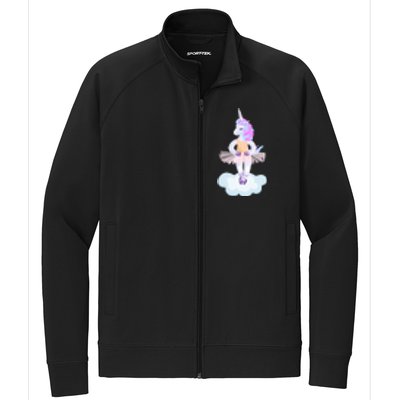 Ballet Dancer Unicorn Stretch Full-Zip Cadet Jacket