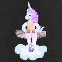 Ballet Dancer Unicorn Golf Towel