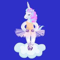 Ballet Dancer Unicorn Long Sleeve Shirt
