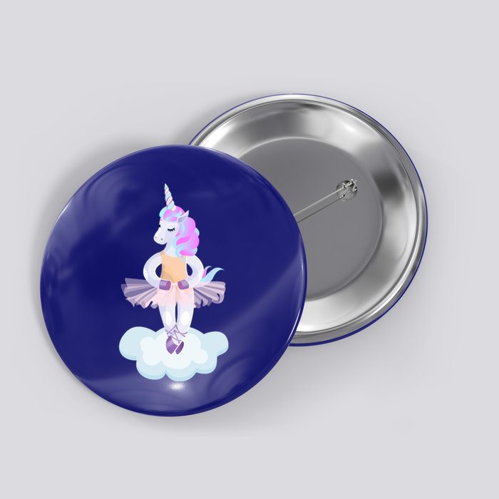 Ballet Dancer Unicorn Button