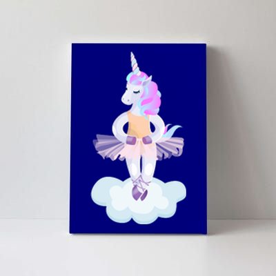 Ballet Dancer Unicorn Canvas