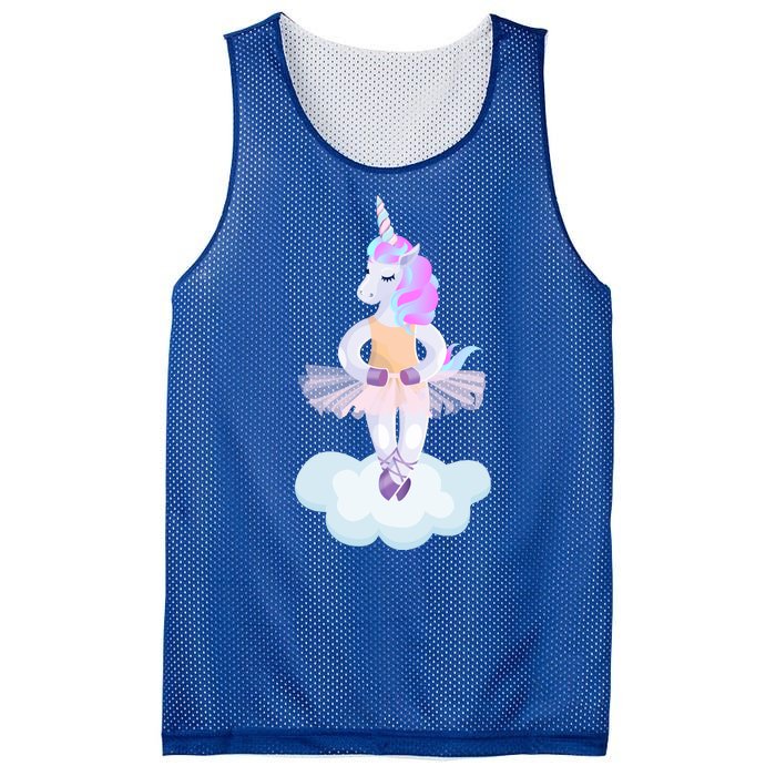 Ballet Dancer Unicorn Mesh Reversible Basketball Jersey Tank