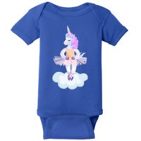 Ballet Dancer Unicorn Baby Bodysuit