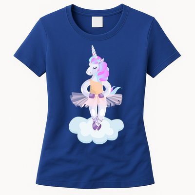 Ballet Dancer Unicorn Womens T-Shirt