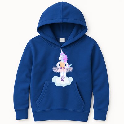 Ballet Dancer Unicorn Kids Hoodie