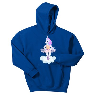 Ballet Dancer Unicorn Kids Hoodie