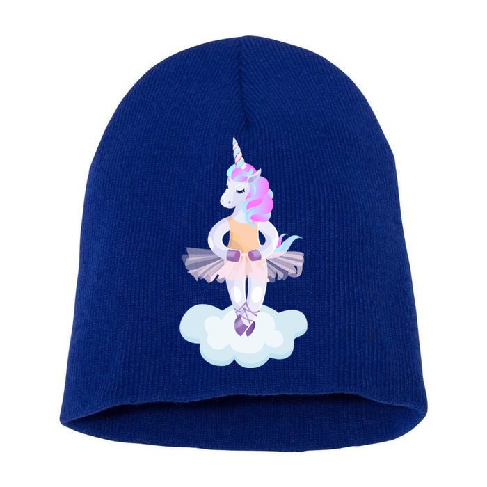 Ballet Dancer Unicorn Short Acrylic Beanie