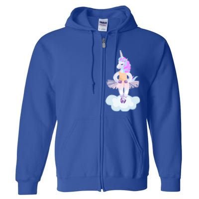 Ballet Dancer Unicorn Full Zip Hoodie