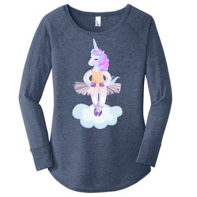 Ballet Dancer Unicorn Women's Perfect Tri Tunic Long Sleeve Shirt