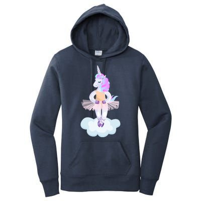 Ballet Dancer Unicorn Women's Pullover Hoodie