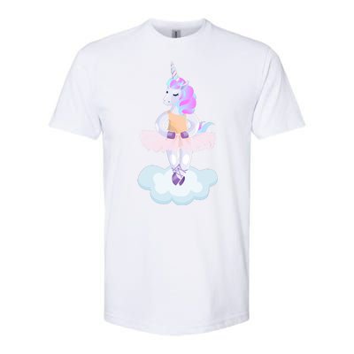 Ballet Dancer Unicorn Softstyle CVC T-Shirt