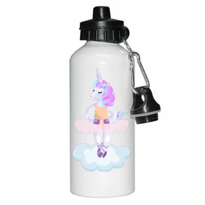 Ballet Dancer Unicorn Aluminum Water Bottle