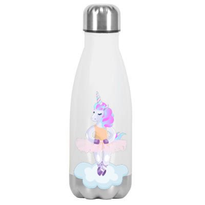 Ballet Dancer Unicorn Stainless Steel Insulated Water Bottle