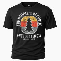 Badge American Marauder Free Pineland retro Camping Cooling Performance Crew T-Shirt
