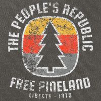 Badge American Marauder Free Pineland retro Camping Cotton Canvas Backpack