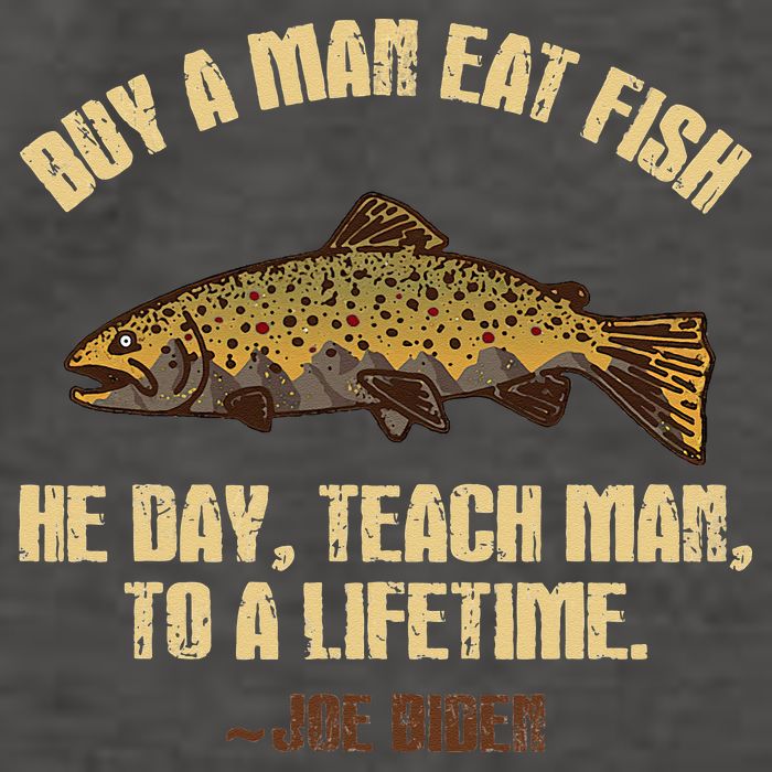 Buy A Man Eat Fish He Day Teach Man To A Lifetime Vector Backpack